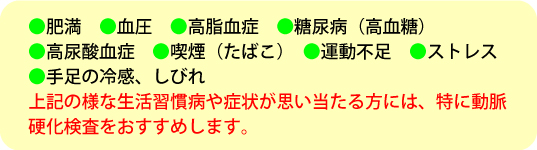 症状一覧